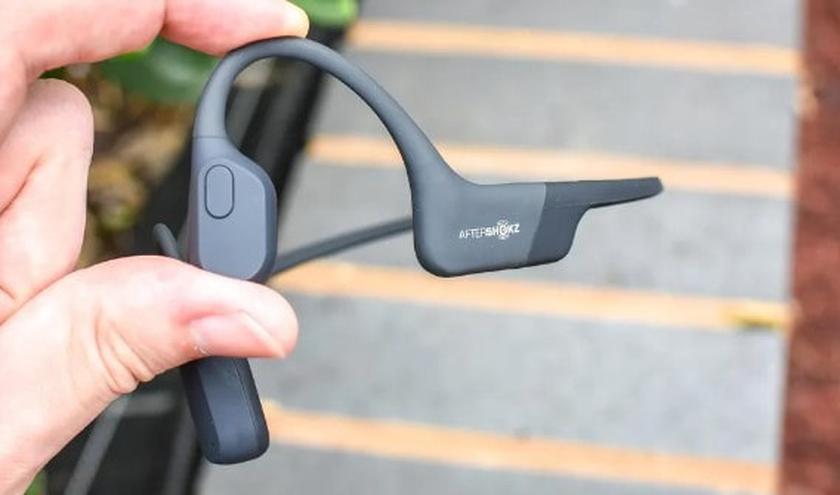 Shokz OpenRun headphones for cycling