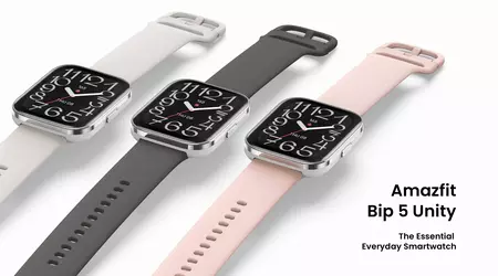 Amazfit Bip 5 Unity: 1.91" LCD display, IP68-rated stainless steel body and support for over 120 modes for $59