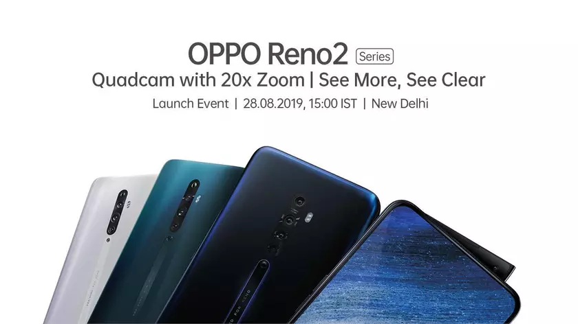 Oppo представила смартфоны Reno 2, Reno 2Z и Reno 2F с Quad-камерами