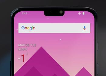 Users of OnePlus 6 will be able to get rid of the "visor" of the smartphone