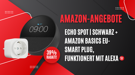 Echo Spot Bundle mit Amazon Smart Plug – Jetzt 42,99€ Rabatt!