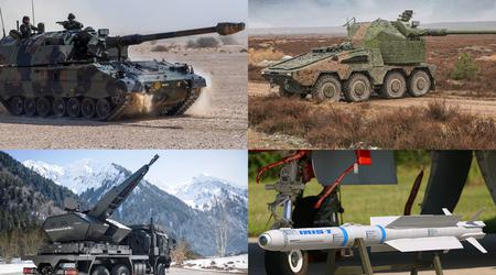 36 PzH 2000 artillery systems, RCH 155, 100 missiles for IRIS-T and 2 Skynex anti-aircraft systems: Germany has revealed details of a new €1.1bn military aid package for the AFU