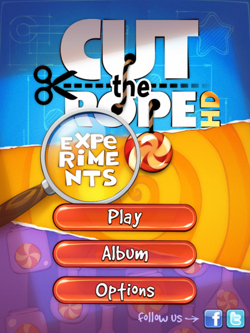 Игры для iPad. Cut the Rope: Experiments HD | gagadget.com