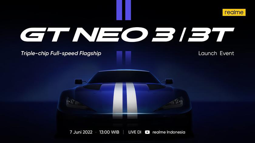 realme GT Neo 3T с чипом Snapdragon 870 представят 7 июня