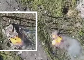 Украинский беспилотник с одной гранатой M67 уничтожил российский модернизированный танк Т-72Б3 образца 2016 года стоимостью более $1 млн