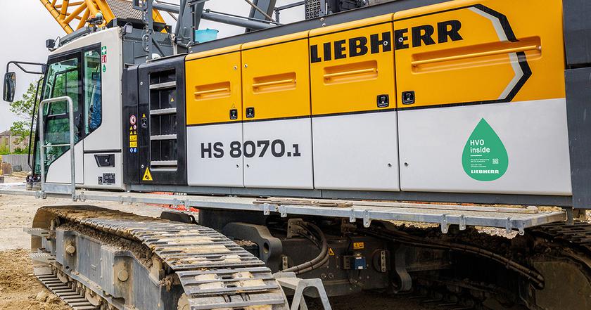 Завод Liebherr-Werk Nenzing перевел свои машины с дизеля на синтетически произведенное топливо HVO