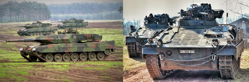 СМИ: Украина просит у Германии больше танков Leopard 2 и боевых машин пехоты Marder