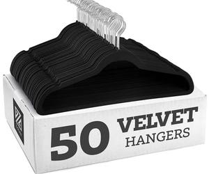 Better Homes & Gardens Non-Slip Velvet Clothes Hangers, 100 Pack $29.96  (Retail $40)