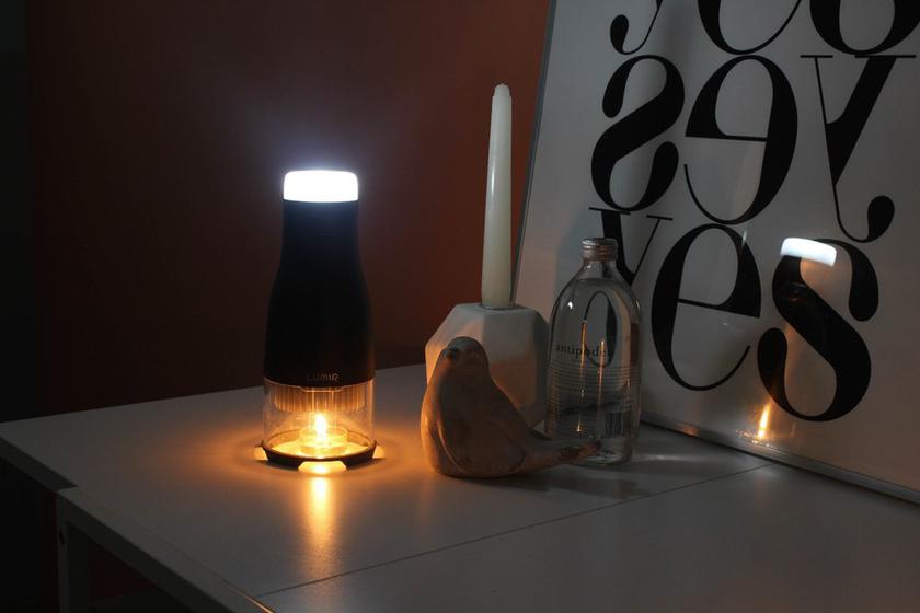 Светодиодная настольная лампа Lumir C с питанием от свечи