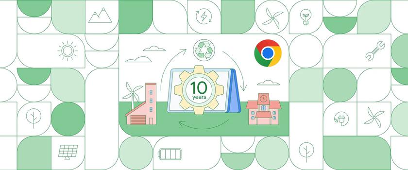 Google продлевает поддержку Chromebook до 10 лет
