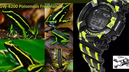 Casio Frogman GW-8200TPF Poison Dart watch leaked before the official announcement