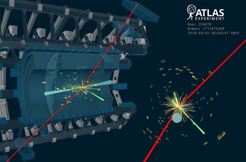 Modelo estándar en entredicho: los científicos han registrado la desintegración más rara del bosón de Higgs en un bosón Z y un fotón, que se produce con una probabilidad del 0,15%.