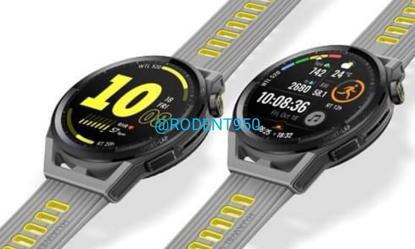 Так будут выглядеть Huawei Watch GT Runner — смарт-часы для бегунов с продвинутым датчиком GPS