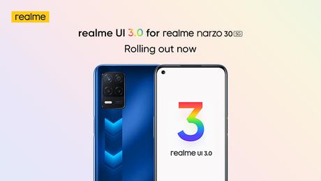 realme narzo 30a realme ui 3.0 update