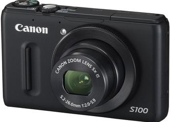 Canon PowerShot S100: теперь с 5-кратным зумом, CMOS-матрицей и GPS 