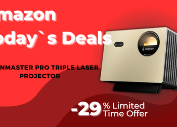 VisionMaster Pro Triple Laser Projector – Now $800 Off on Amazon!
