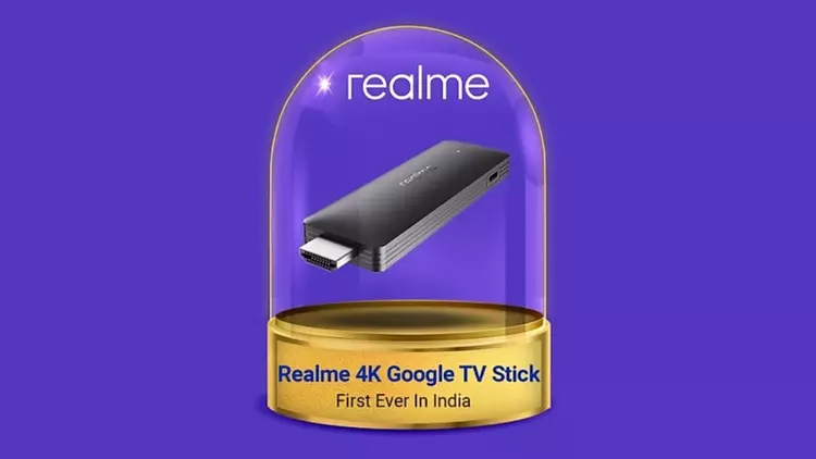 Realme представит ТВ-приставку 4K Google TV Stick за $40