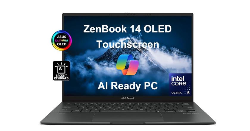 ASUS ZenBook 14 OLED Q415 laptop for podcast