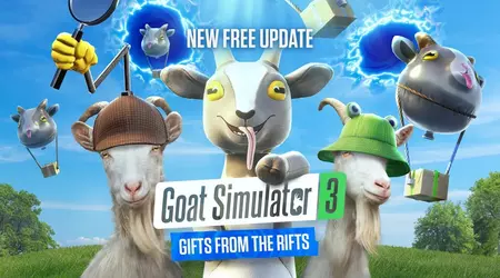 There will be more goat madness: a major free Gifts from the Rifts update has been released for Goat Simulator 3