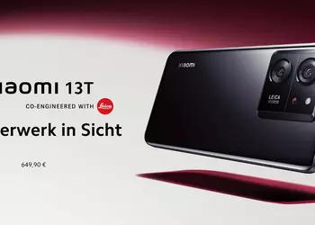 Xiaomi 13T - Dimensity 8200 Ultra, two 50MP cameras, stereo speakers and IP68 water protection priced from €650