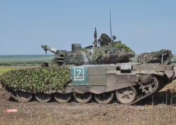 Силы обороны Украины захватили современный модернизированный российский танк Т-72Б3 образца 2016 года