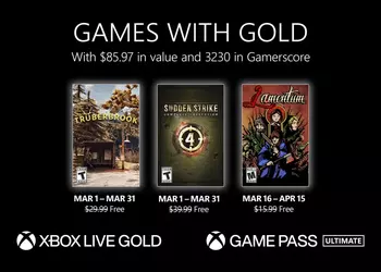 Microsoft объявила игры Xbox Live Gold в марте