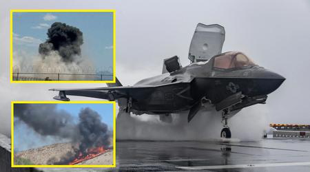 Le chasseur d'essai F-35B Lightning II s'est écrasé aux États-Unis - le pilote, grièvement blessé, a été transporté à l'hôpital.