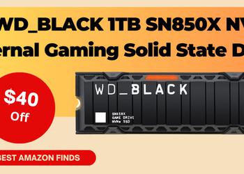 WD_BLACK 1TB SN850X NVMe Internal Gaming Solid State Drive - Now $40 Discount!