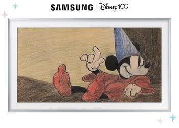 Samsung has unveiled a limited edition Frame TV range to celebrate the 100th anniversary of The Walt Disney Company