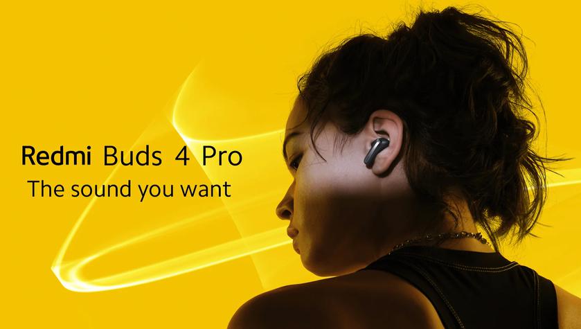 Redmi Buds 4 Pro представили в Европе: TWS-наушники с ANC, защитой IP54 и автономностью до 36 часов за 99 евро
