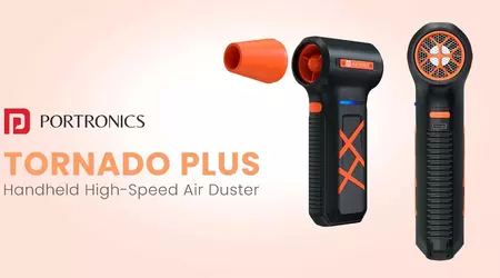 Portronics Tornado Plus : un dépoussiéreur électrique de poche à 130 000 tr/min