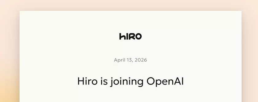 OpenAI расширяется: компания приобрела стартап Hiro Finance