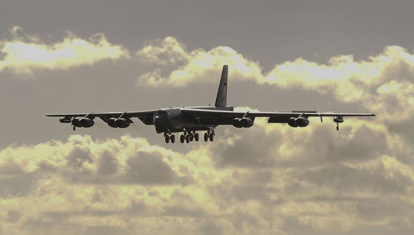 The US Air Force dispatched B-52H nuclear bombers to the area where Russia launched supersonic SS-N-22 Sunburn missiles