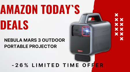 NEBULA Mars 3 Portable Projector – Amazing $270 Savings!