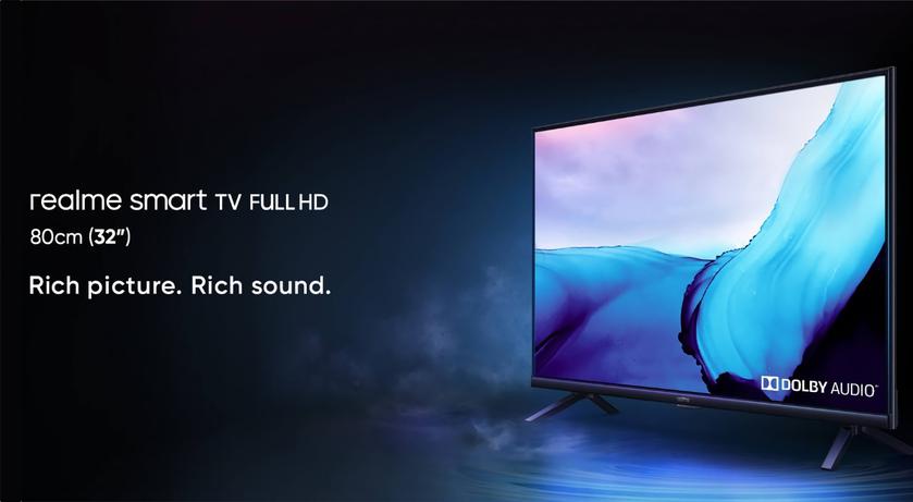 Официально: Realme 24 июня представит смарт-телевизор с диагональю 32 дюйма, Android TV и поддержкой Chromecast