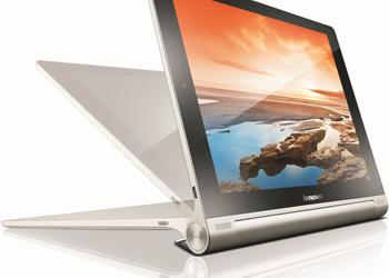 Lenovo Yoga Tablet 10 HD+: 10.1-дюймовый дисплей 1920x1200 и четырехъядерный процессор Qualcomm Snapdragon 400
