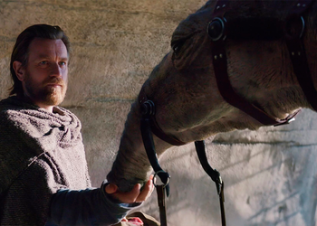 "¿Podemos dejar el camello en el jardín?" Durante el rodaje de 'Obi-Wan Kenobi' Ewan McGregor se encariñó con el camello y quiso quitárselo