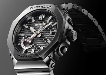 Casio G-Shock MR-G MRG-B2100R дебютирует в 2025 году с безелем DLC, ремешком Dura Soft и золотыми акцентами