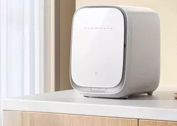 Идеально для небольших помещений: Xiaomi выпустила компактную стиральную машину с загрузкой до 1 кг белья для стирки и до 0,5 кг для сушки