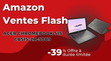 ACER Chromebook 515 CB515 - Économisez 211€ Aujourd'hui!