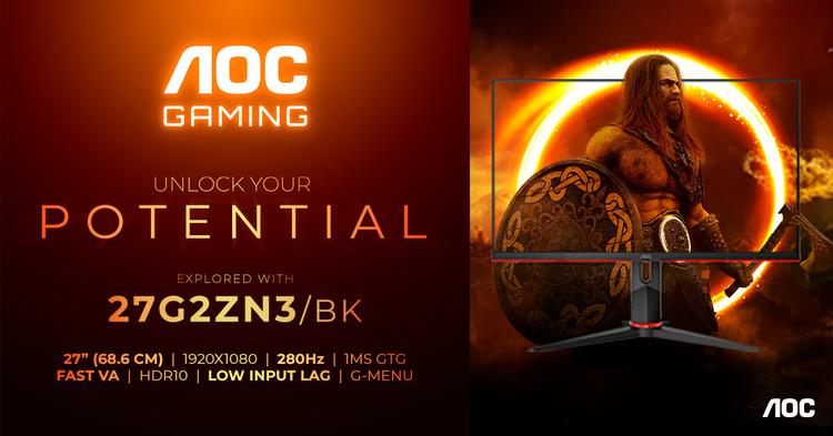 AOC AGON 27G2ZN3/BK - gaming monitor ...