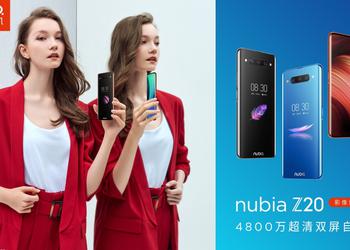 Nubia Z20: два AMOLED-дисплея, тройная камера на 48 Мп, топовый процессор Snapdragon 855 Plus и ценник от $496
