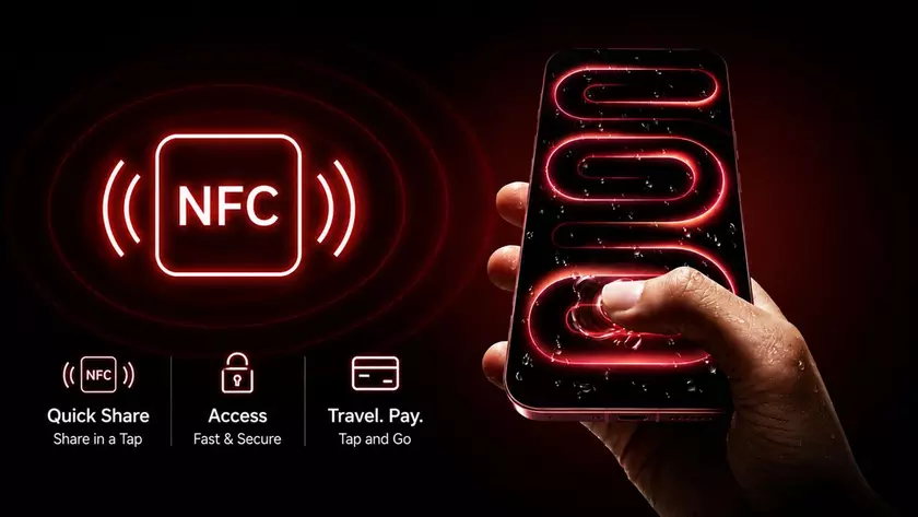 Схема расположения NFC антенн в Redmi K100 Pro Max