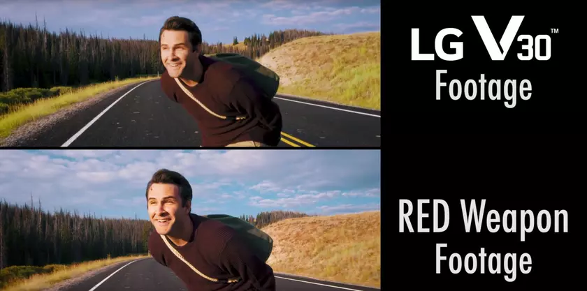 Кинематографичную камеру LG V30 сравнили с камерой за $50 000