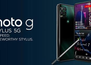 Moto G Stylus 5G: чип Snapdragon 480, 6.8-дюймовый дисплей, квадро-камера, поддержка стилуса и ценник в $399