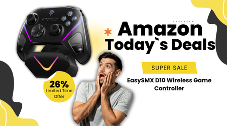 EasySMX D10 Wireless Game Controller – Pro Gaming Performance at 26% Off!