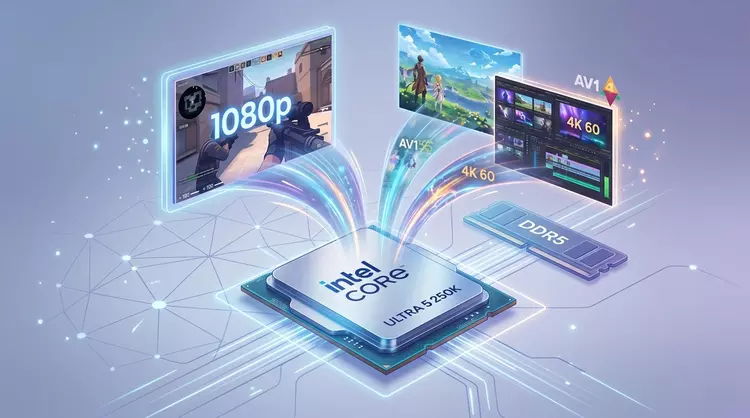 Intel Core Ultra 5 250K Plus: ...