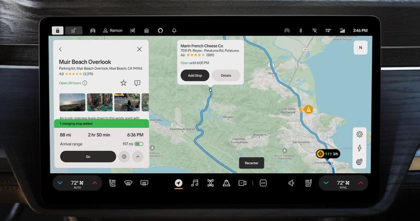 Rivian Google Maps
