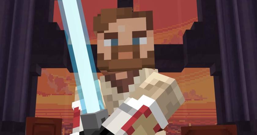 Когда-то давно в кубической галактике: 7 ноября Minecraft получит сюжетное дополнение Star Wars: Path of the Jedi