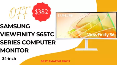 SAMSUNG ViewFinity S65TC Series Computer Monitor - $382 OFF Buy Now!